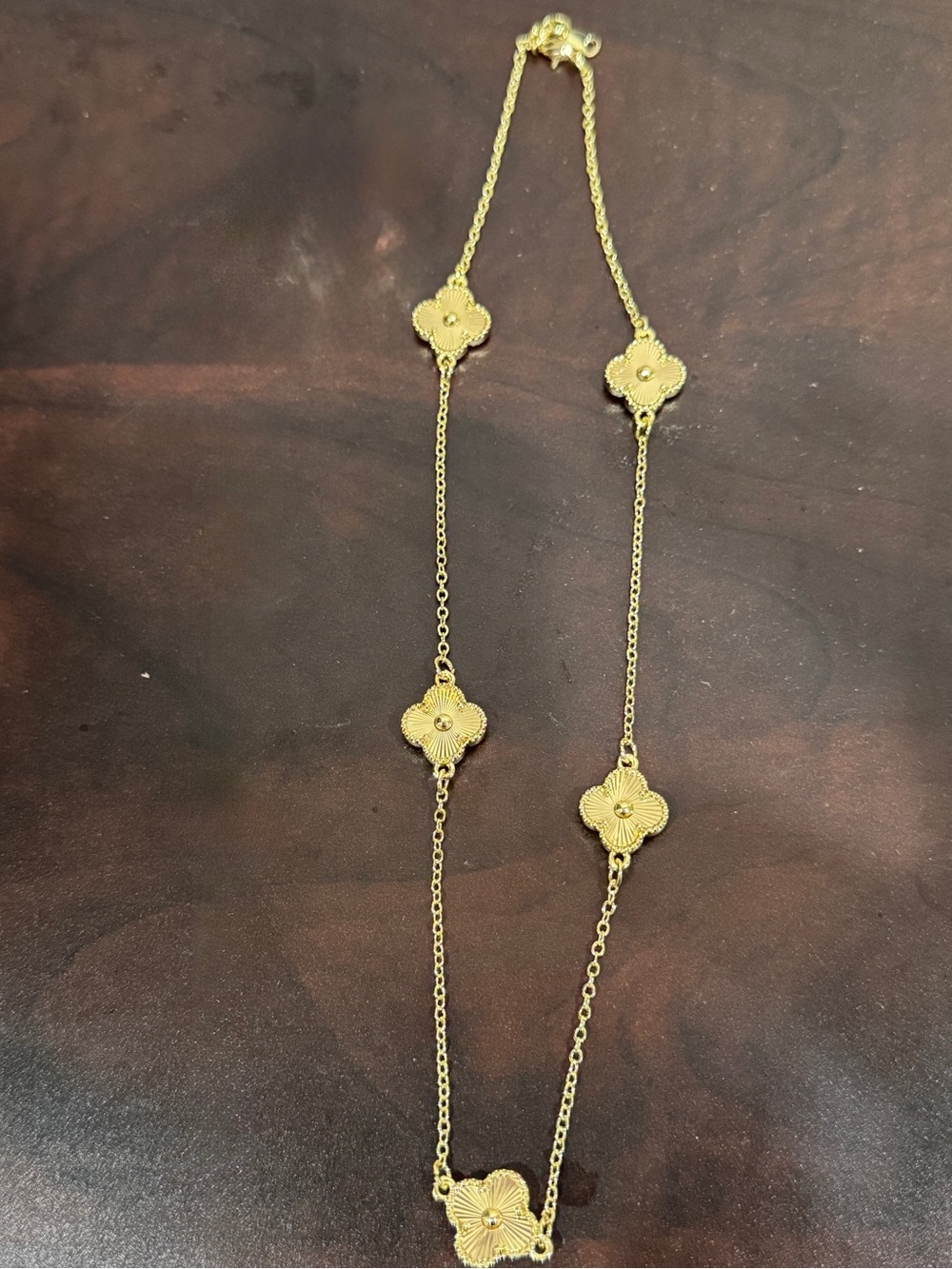 Women Clover necklace Gold plated jewelry Gift